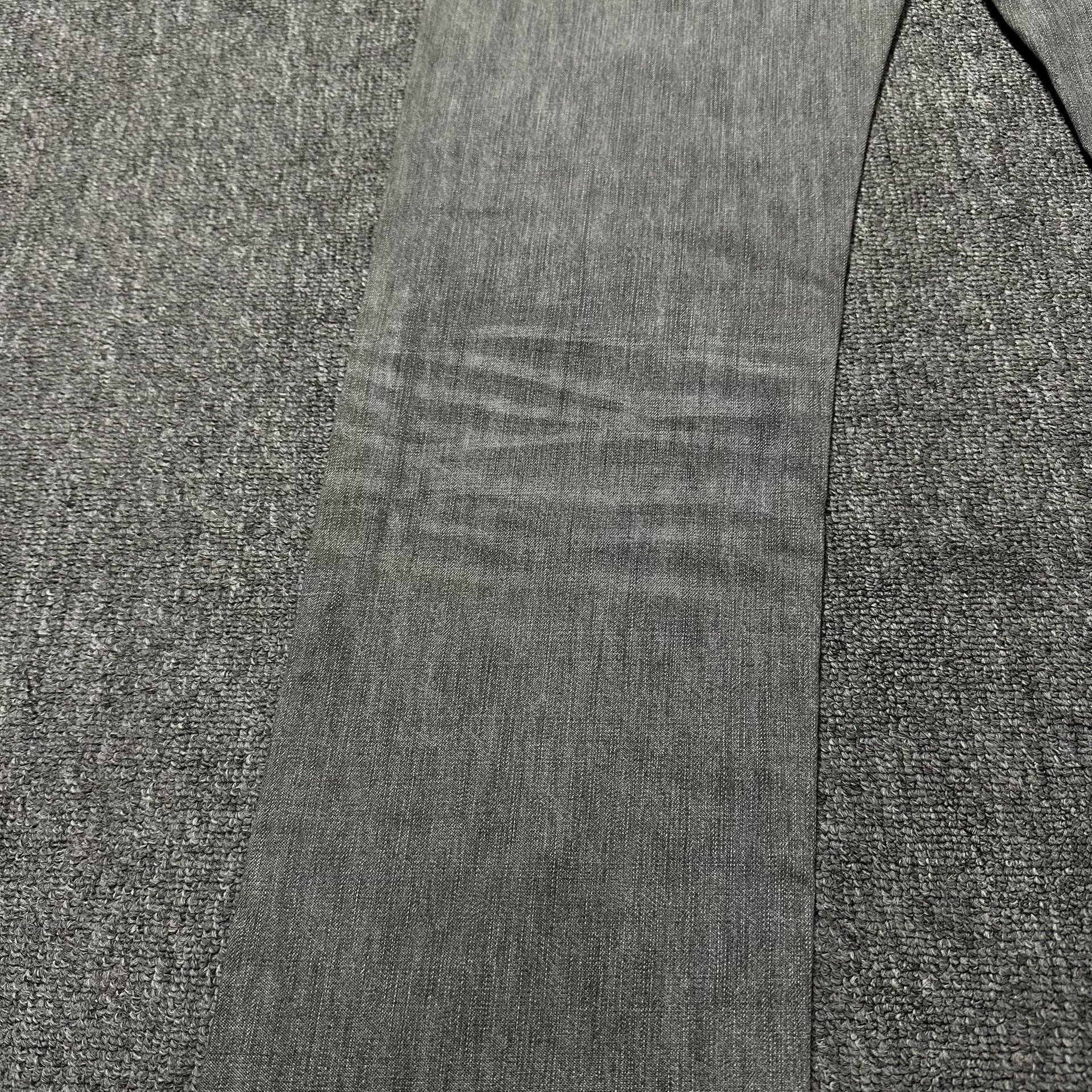 Dior Homme Light Gray Hand-Distressed Jeans — label