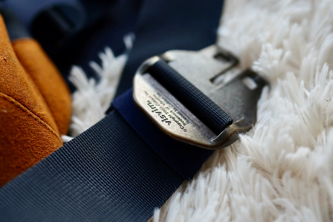 visvim ballistic 8L crossbody shoulder bag — label