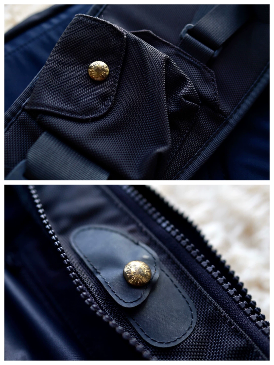 visvim ballistic 8L crossbody shoulder bag — back