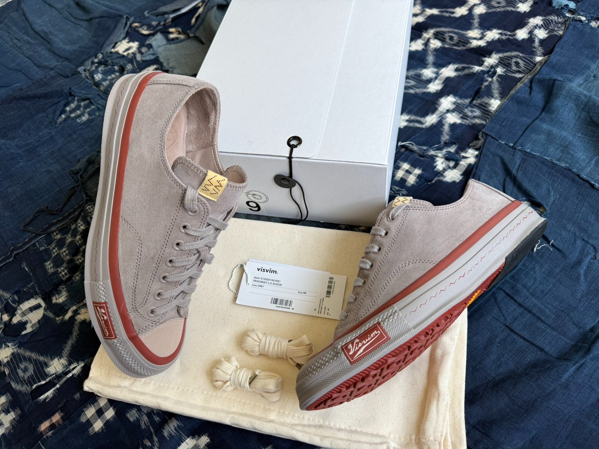 VISVIM 25AW SKAGWAY LO SUEDE SNEAKERS