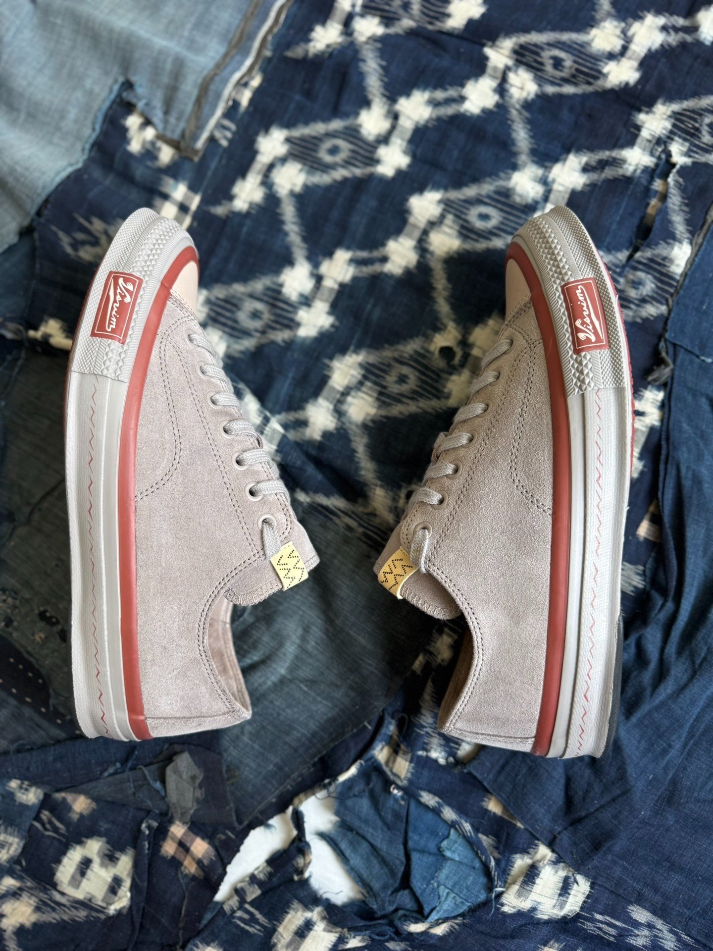 VISVIM 25AW SKAGWAY LO SUEDE SNEAKERS — front