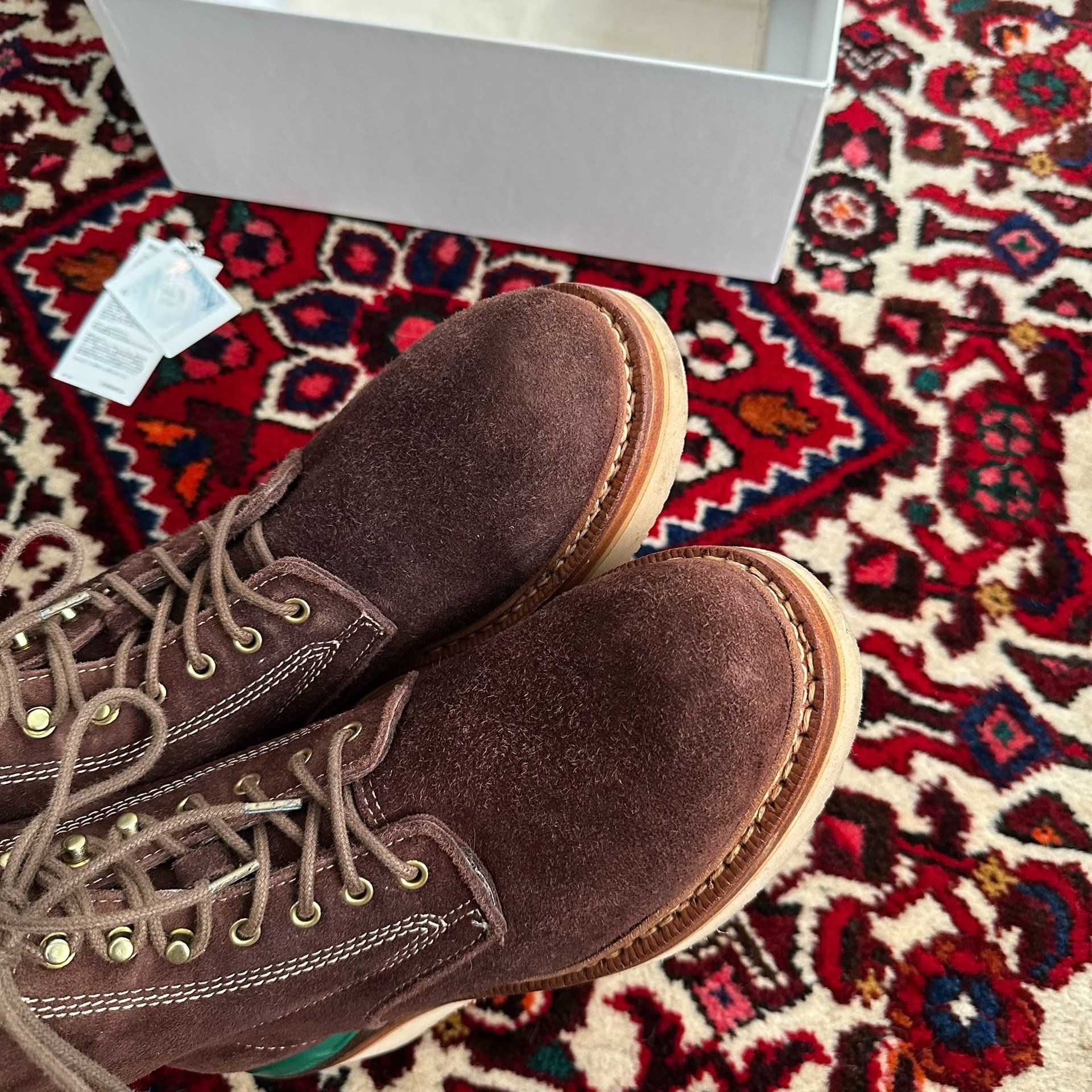 visvim 12AW Virgil Dark Brown Boots 8 — detail