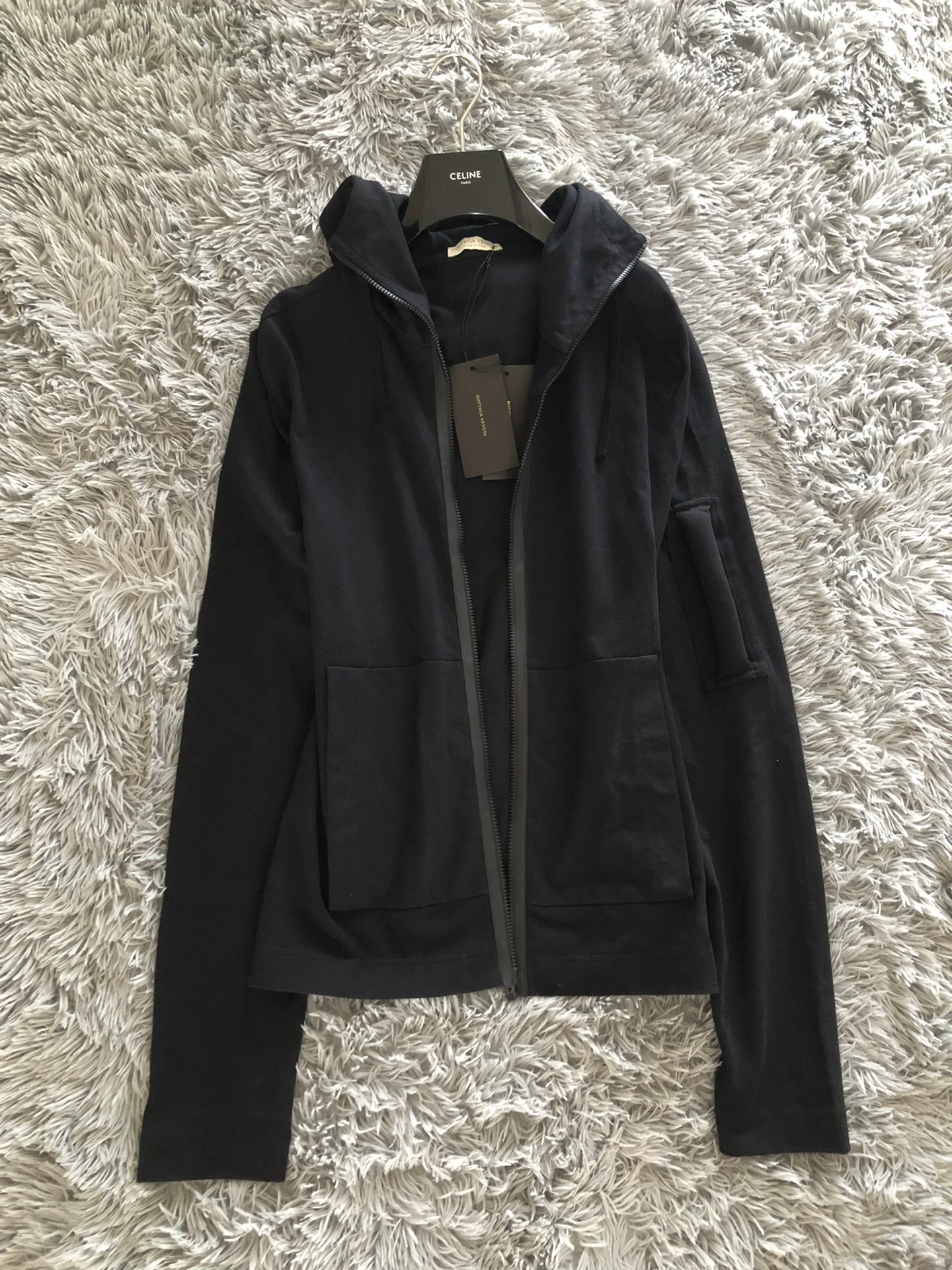 Bottega Veneta Zip-Up Hoodie — back