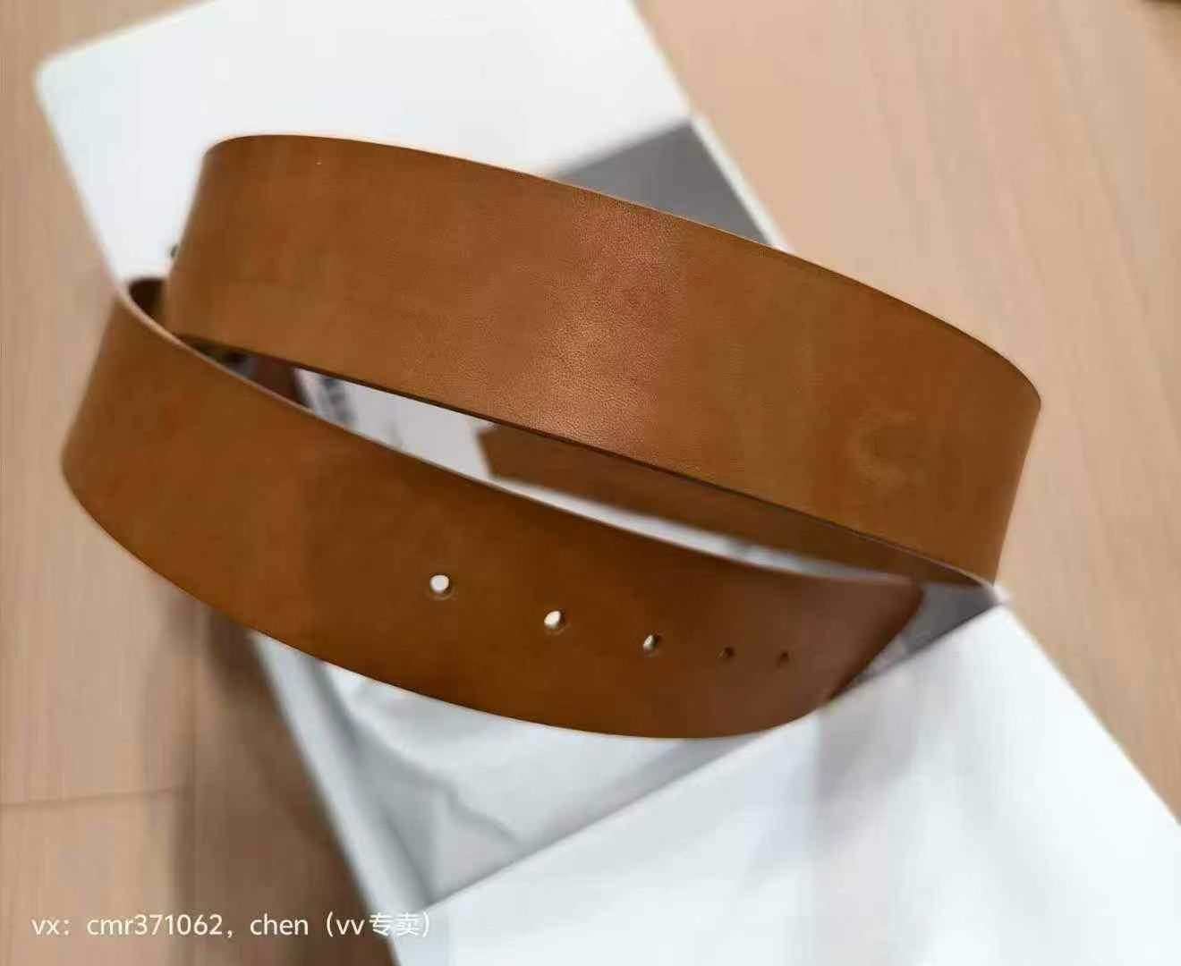 VISVIM 25SS PLAIN BELT 45MM — back