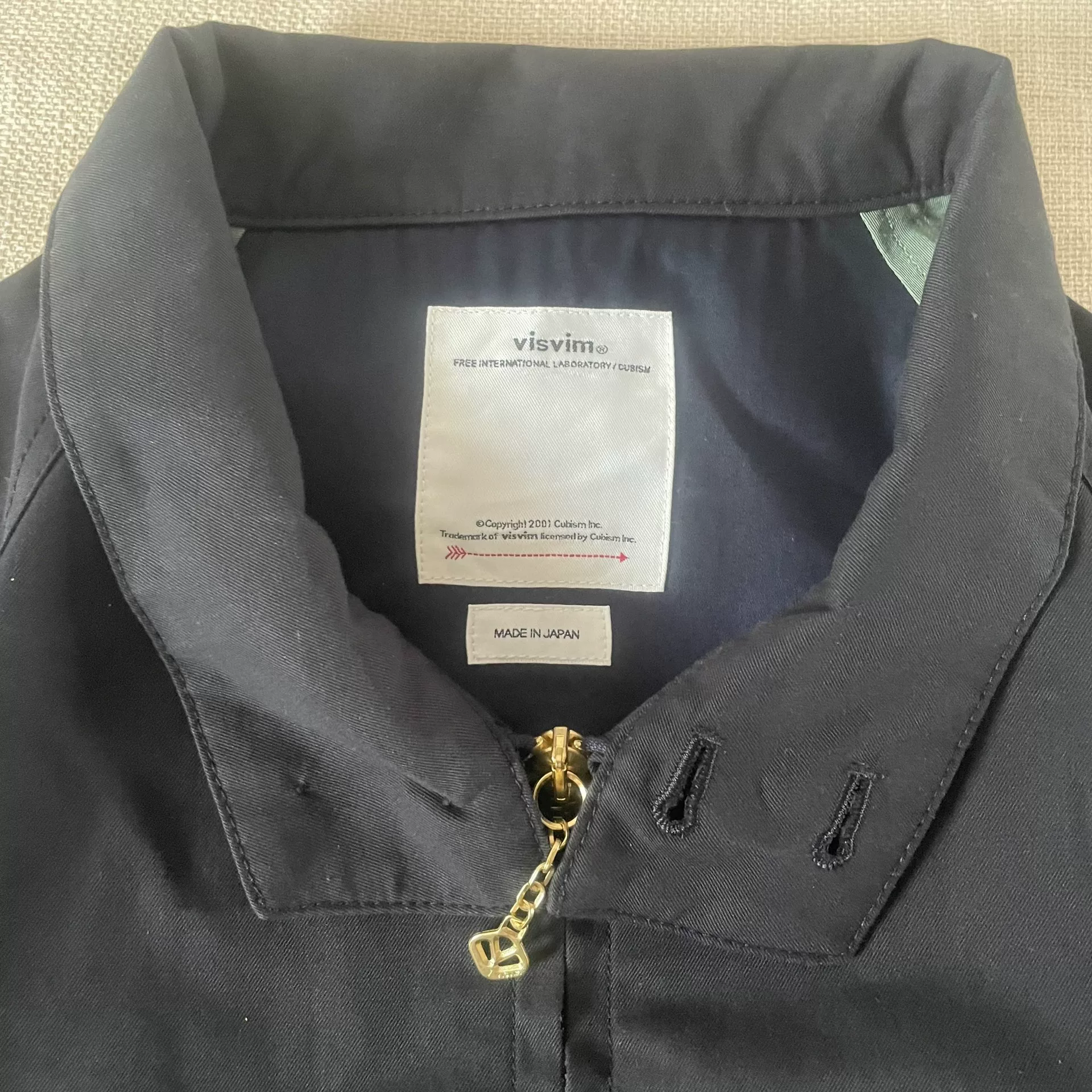 Visvim 23AW Ketchikan Jacket — label
