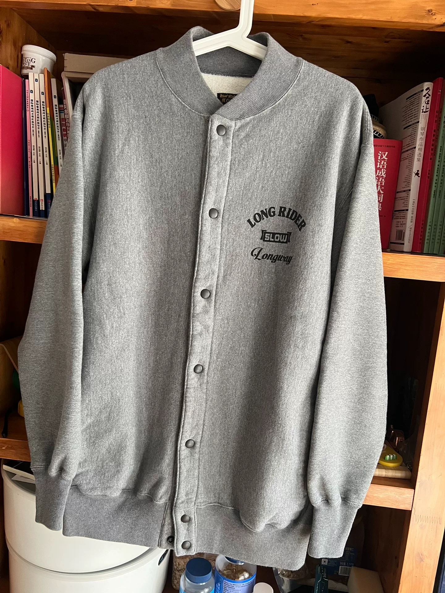 West Ride Retro Thick Button Hoodie Trench — detail
