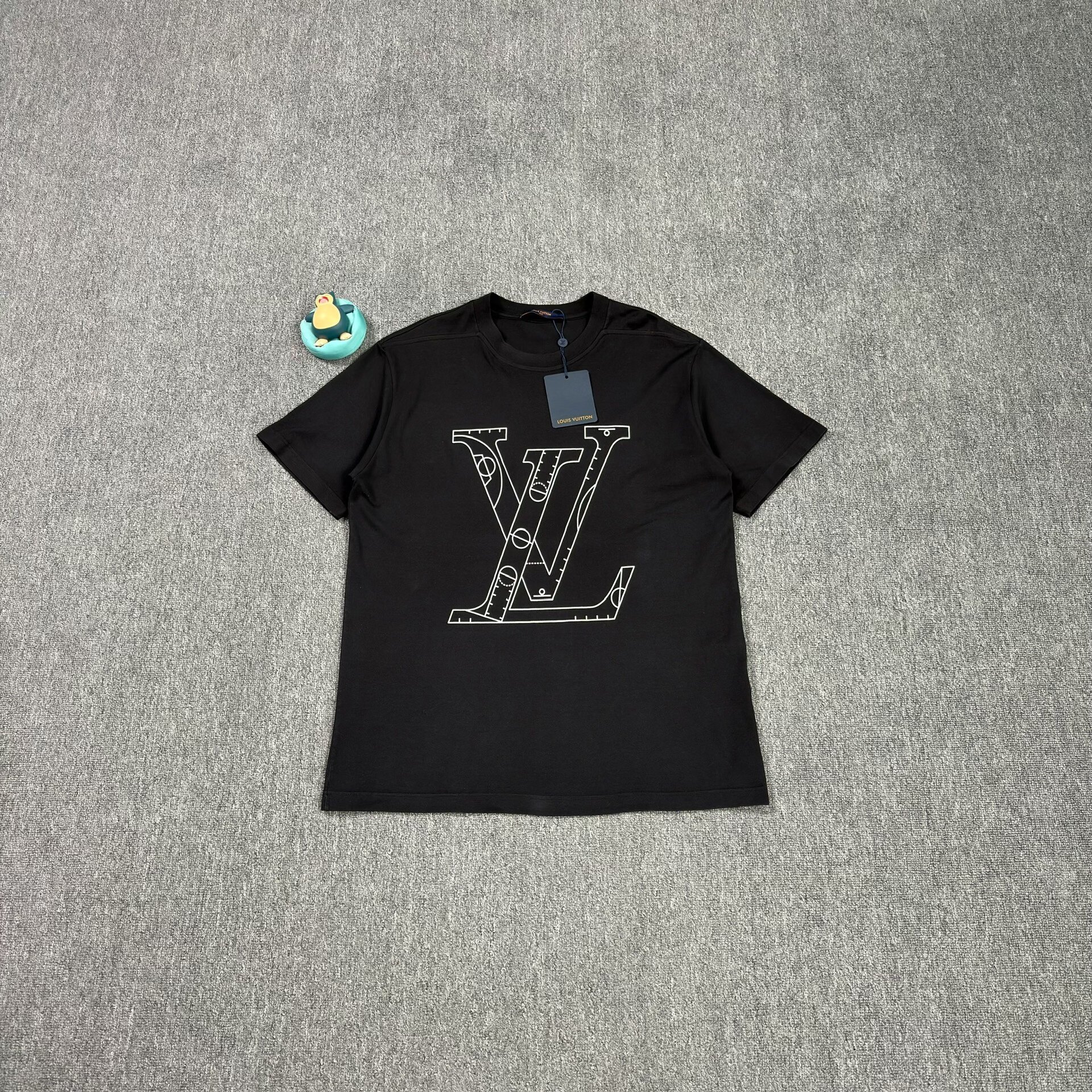 LV NBA Collab Large Logo Black T-shirt