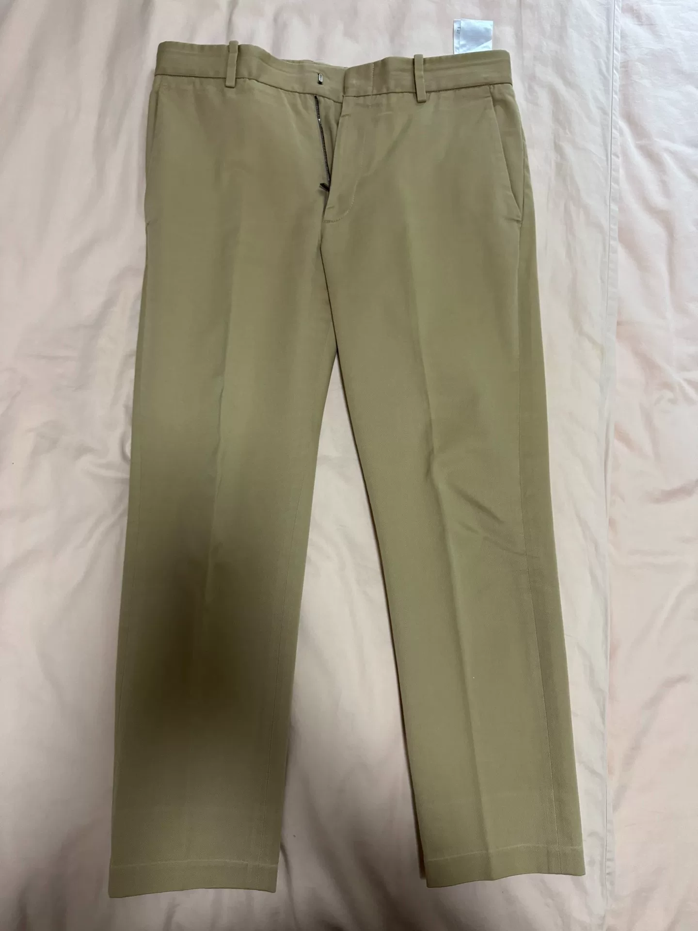 Gucci Beige Loose Tapered Cropped Pants