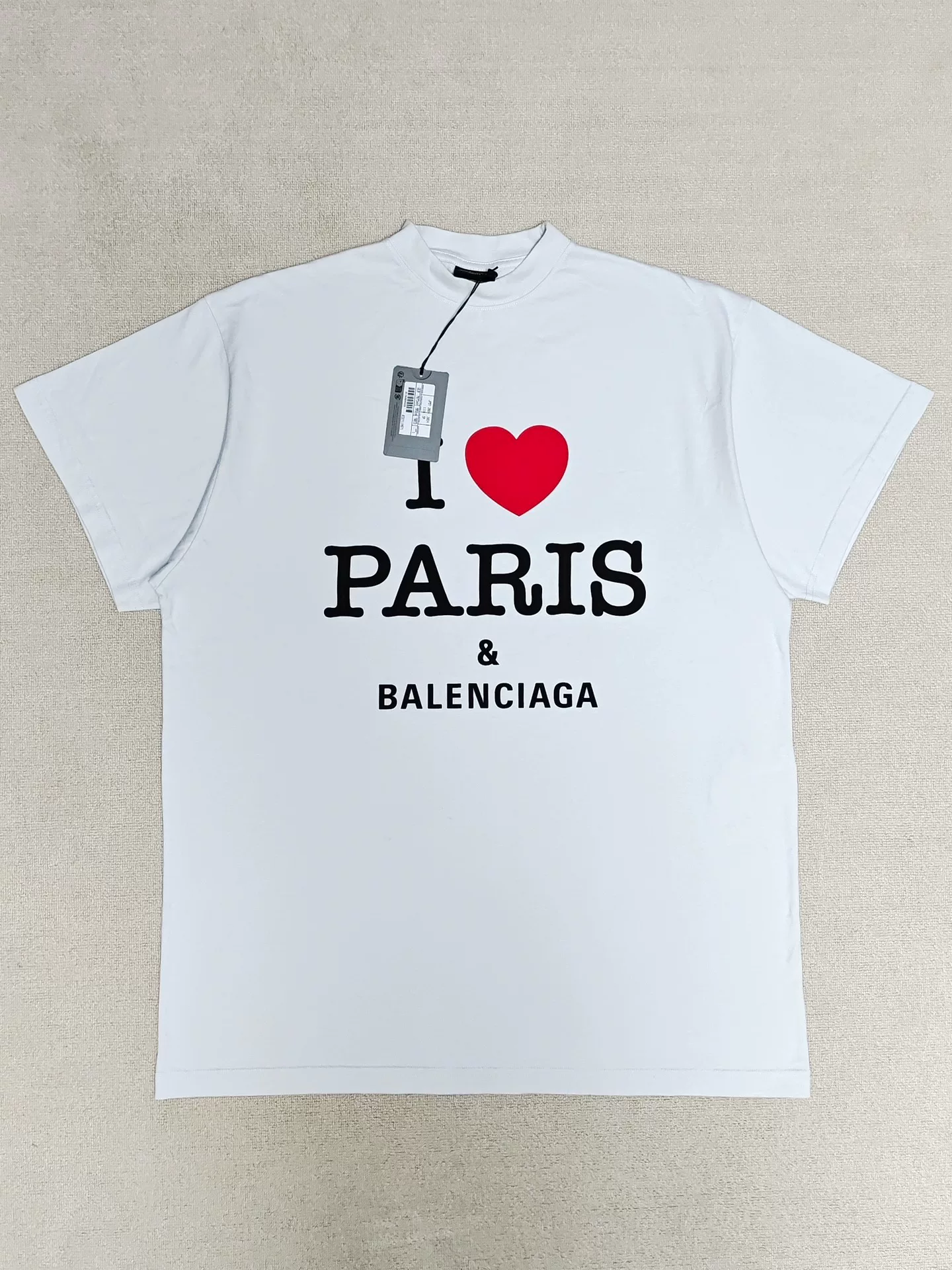 Balenciaga I ❤️ Paris Short-Sleeve Tee