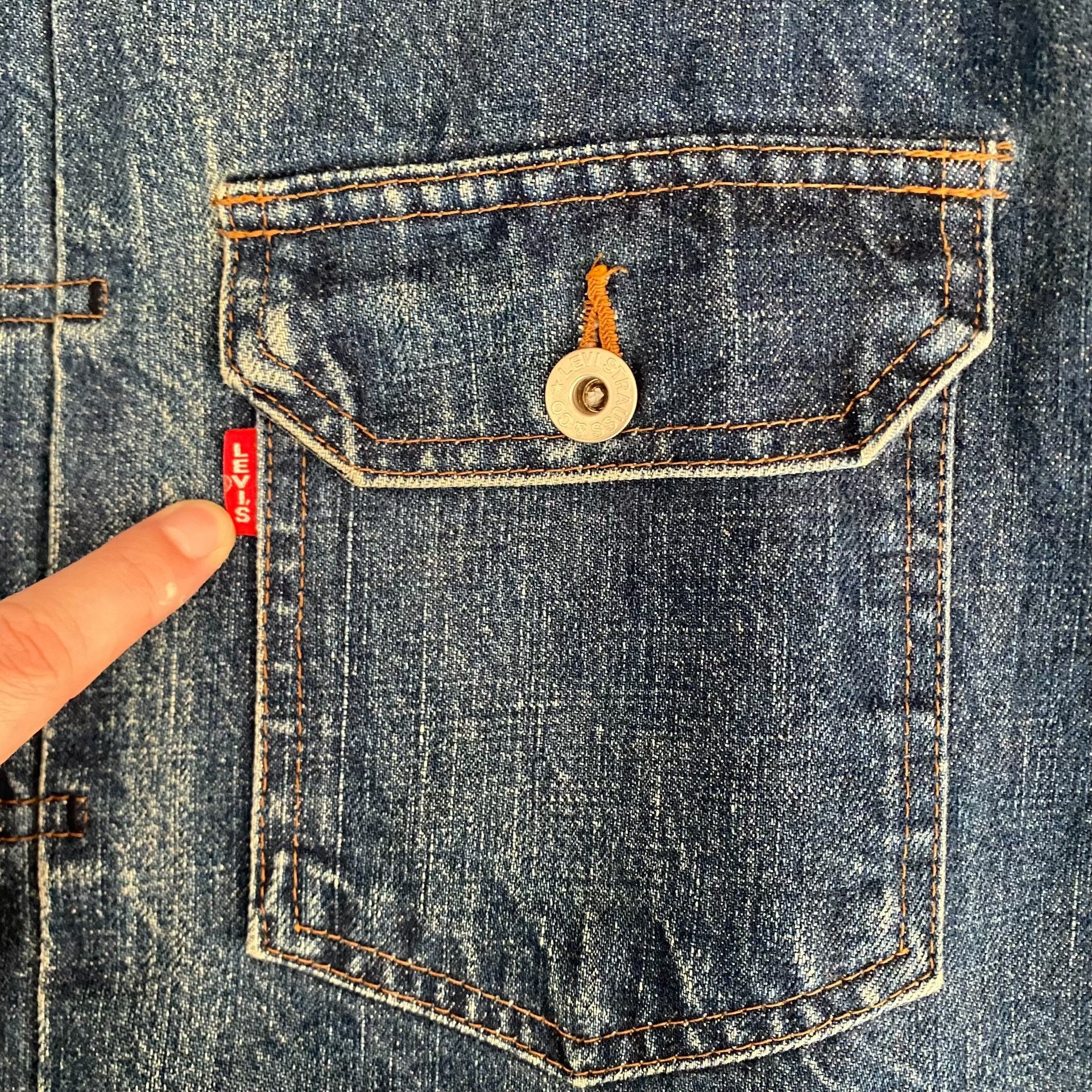 Levi's LVC 70702xx J02 Denim Jacket — back