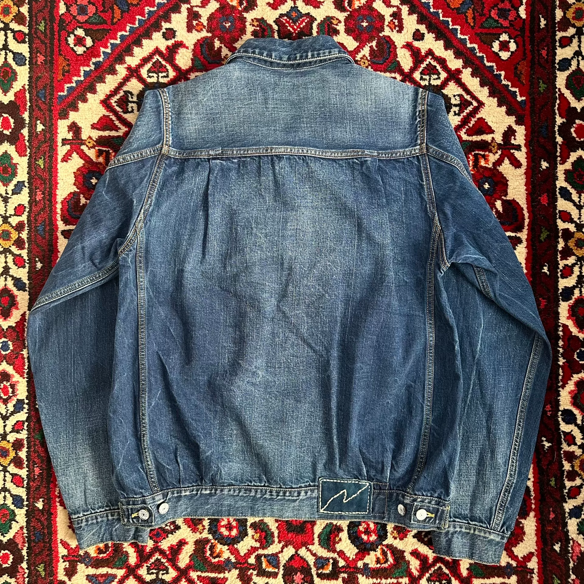 VISVIM 18SS ICT 101 DRY JUMBO Denim Jacket — back