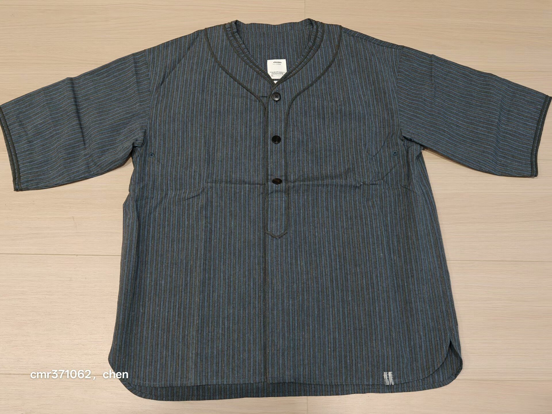 visvim 21SS Dugout Shirt Santome — label