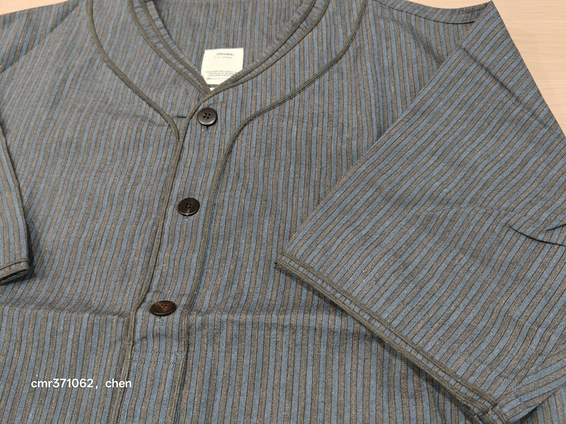 visvim 21SS Dugout Shirt Santome — front