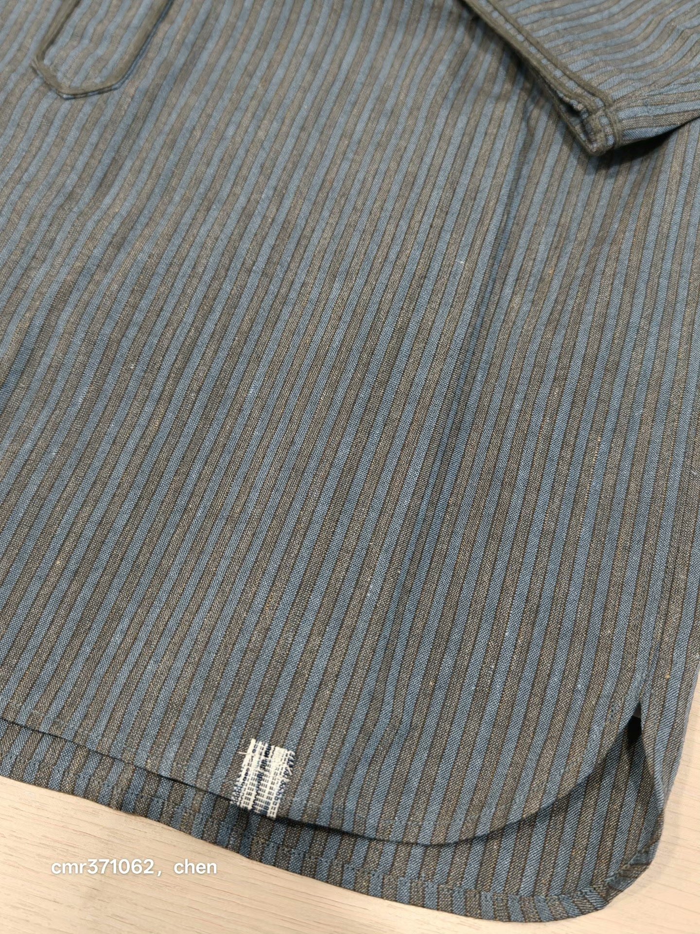 visvim 21SS Dugout Shirt Santome — detail