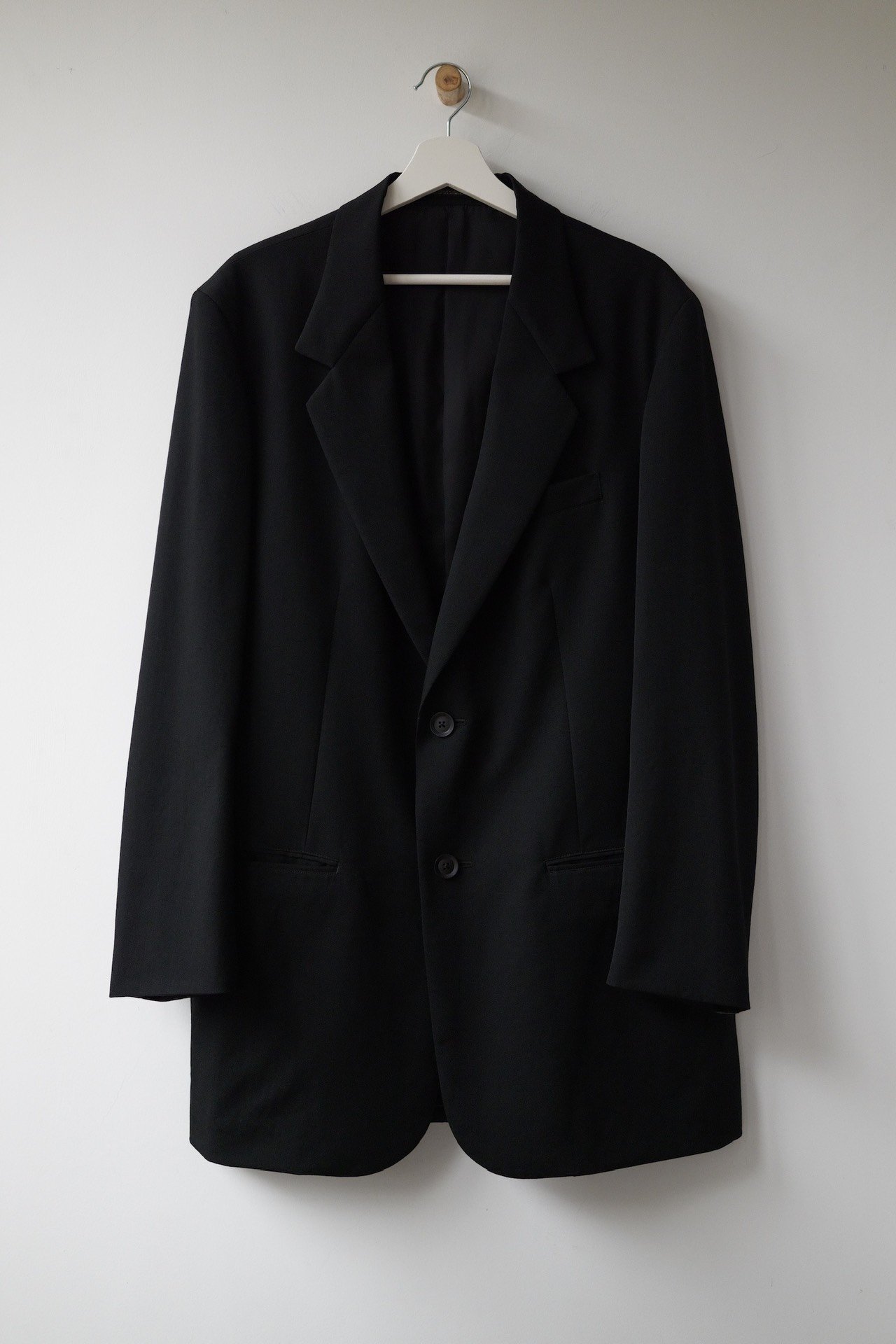 Yohji Yamamoto 22AW Minimalist Black Suit