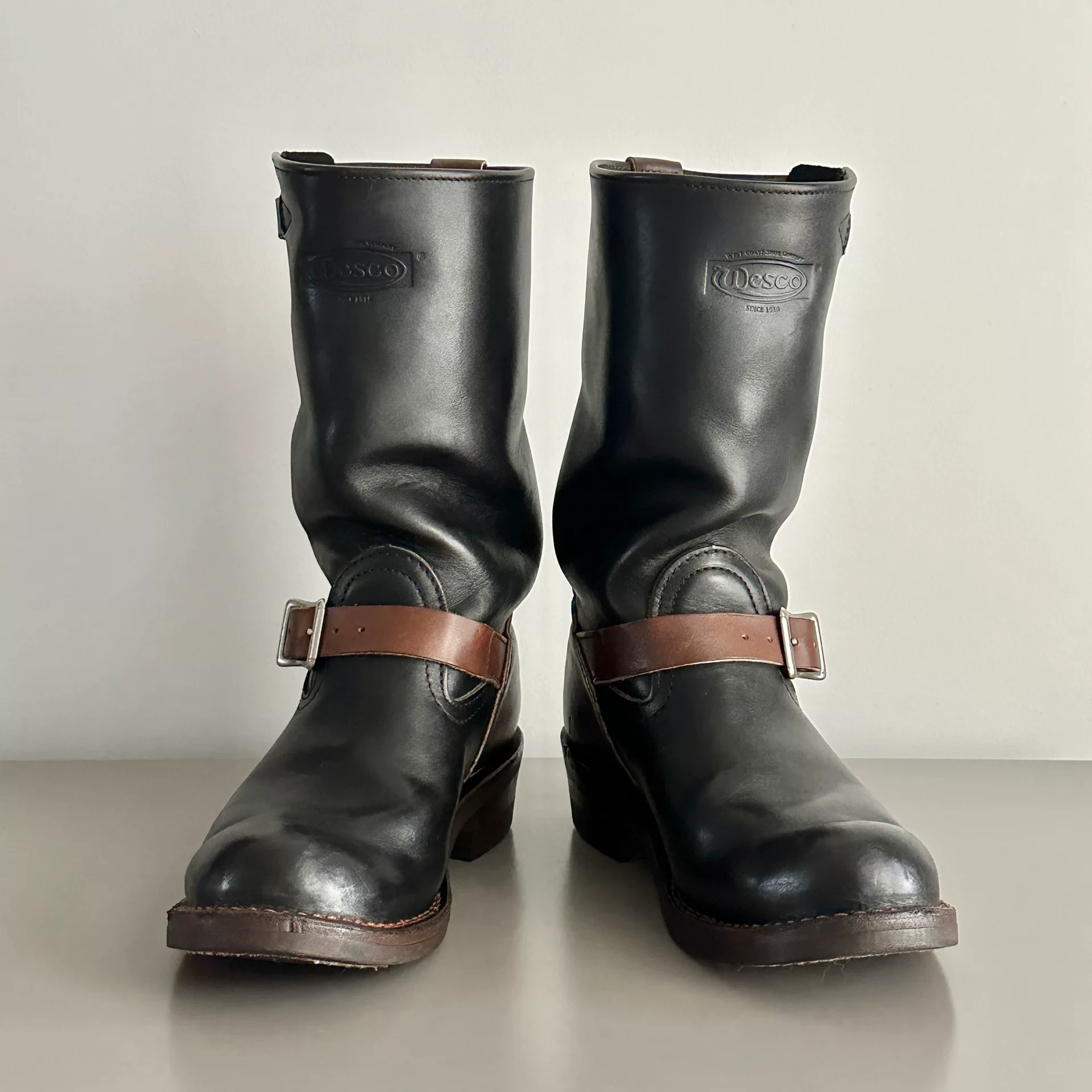 Wesco Boss 8.5D Old Oil Leather Boots