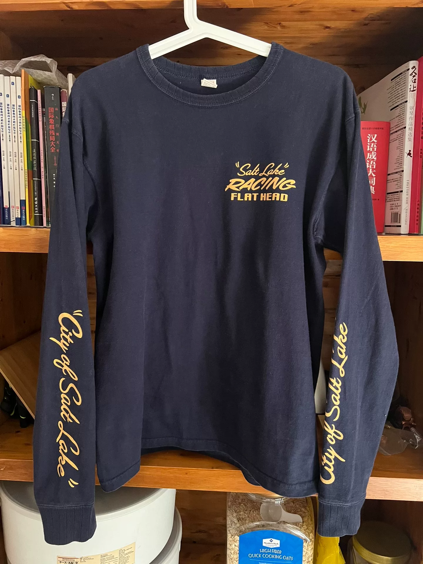 Flat Head Japanese Indigo Dyed Longsleeve Tee