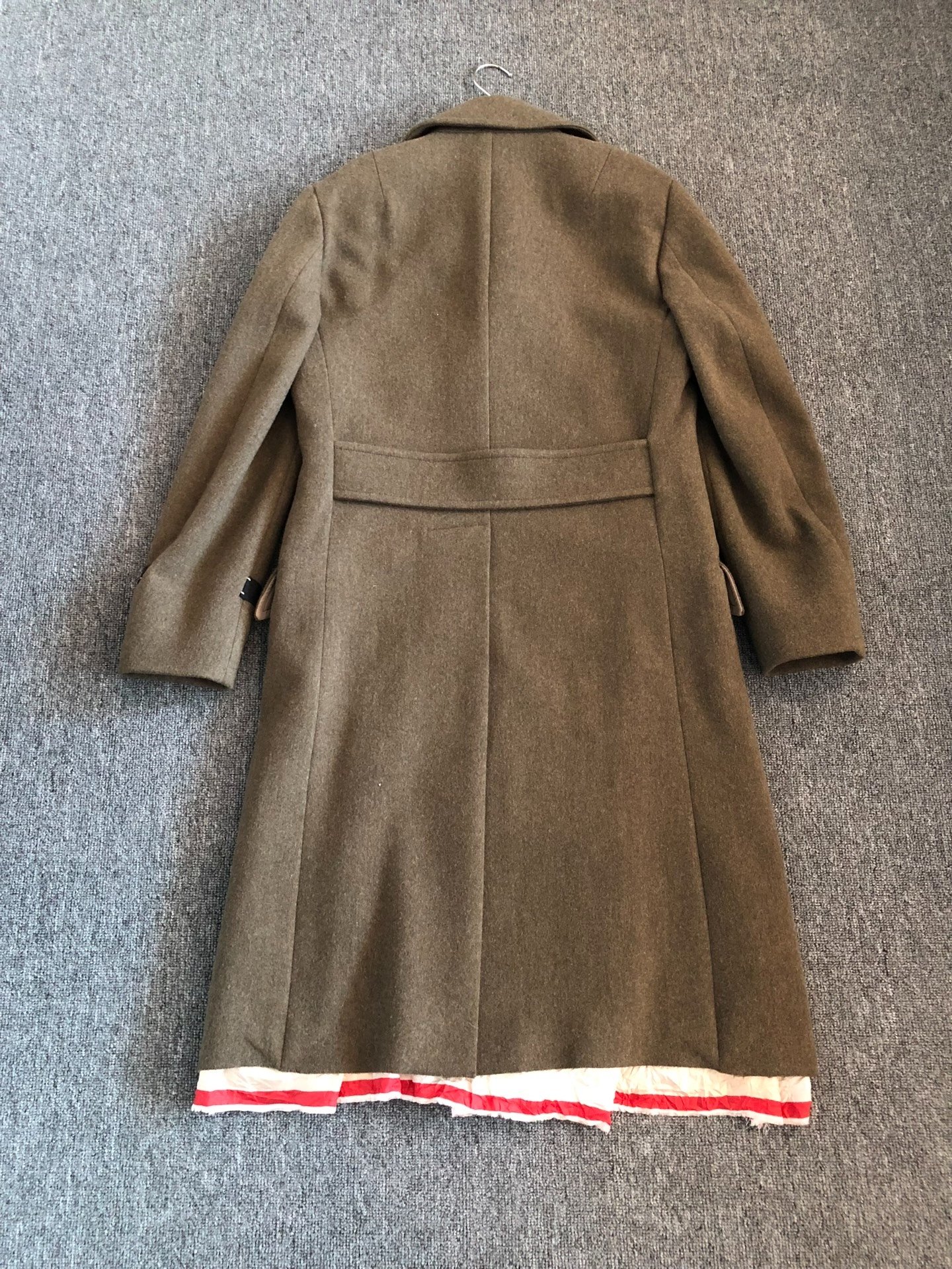 Gucci Double-Breasted Wool Coat — back