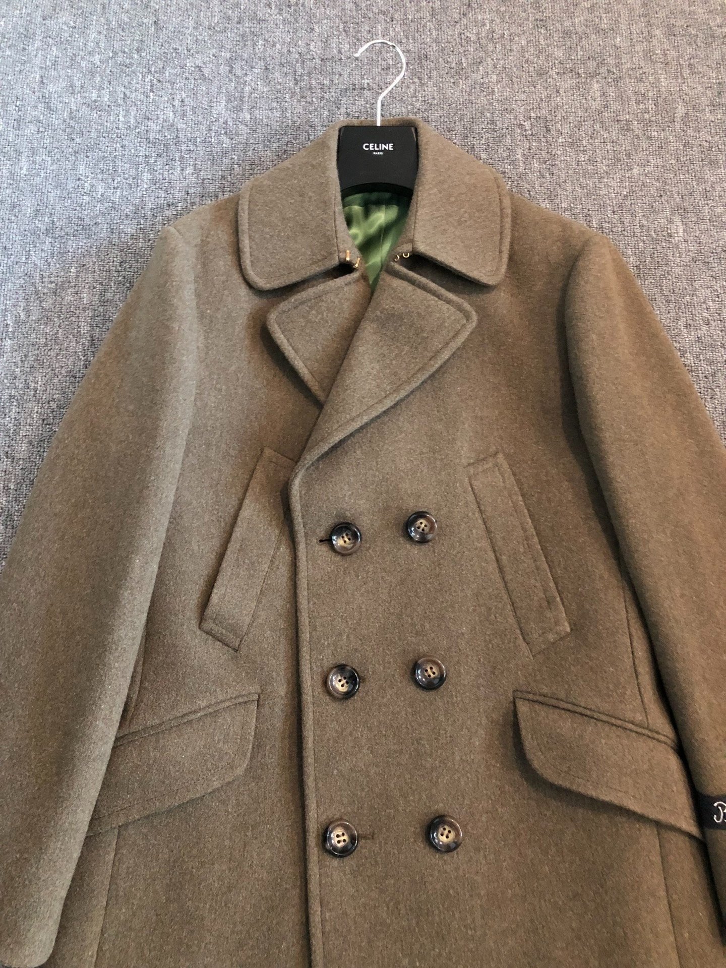 Gucci Double-Breasted Wool Coat — front