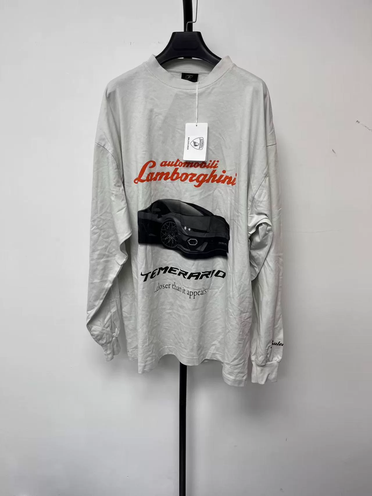 Balenciaga x Lamborghini Car Print T-Shirt