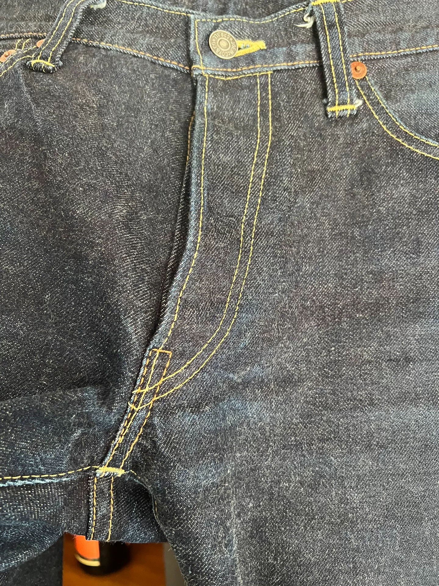 Joe McCoy&Co 906S Japanese Selvedge Jeans — back