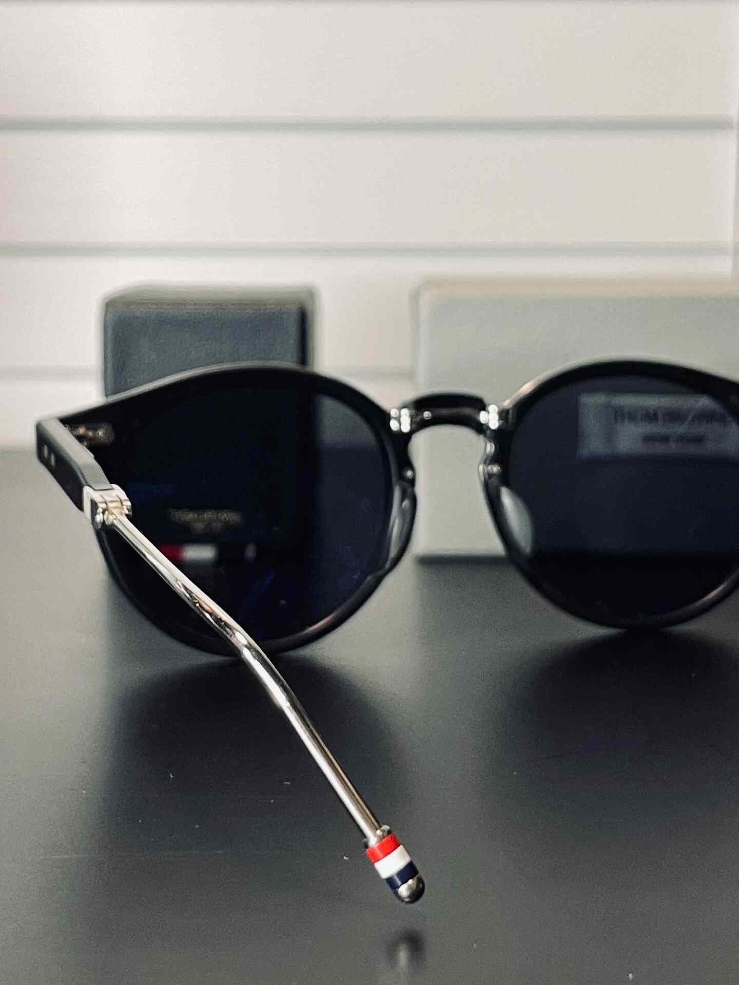 Thom Browne TB-806 Foldable Sunglasses — detail