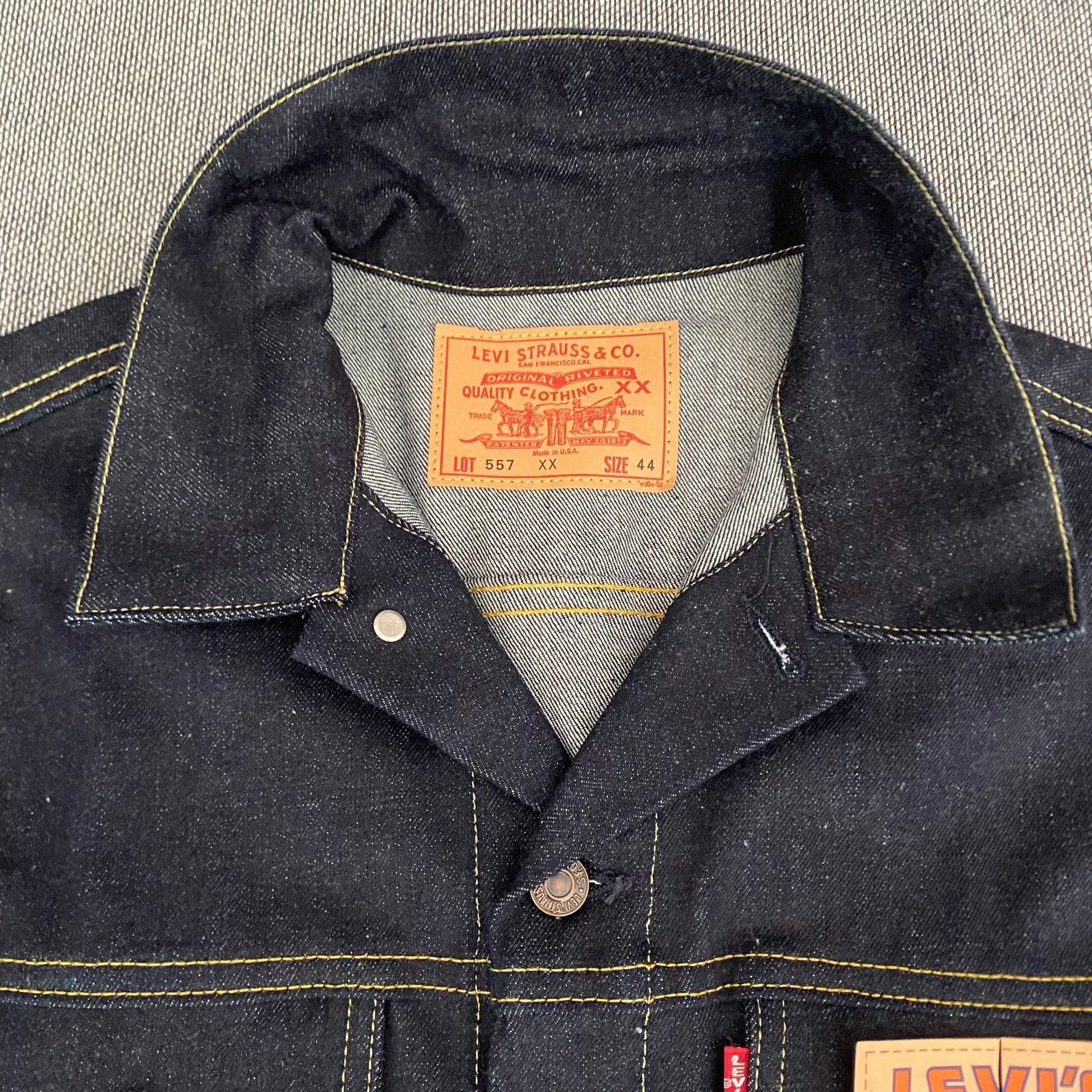 Levi's LVC557xx Type3 Denim Jacket — detail
