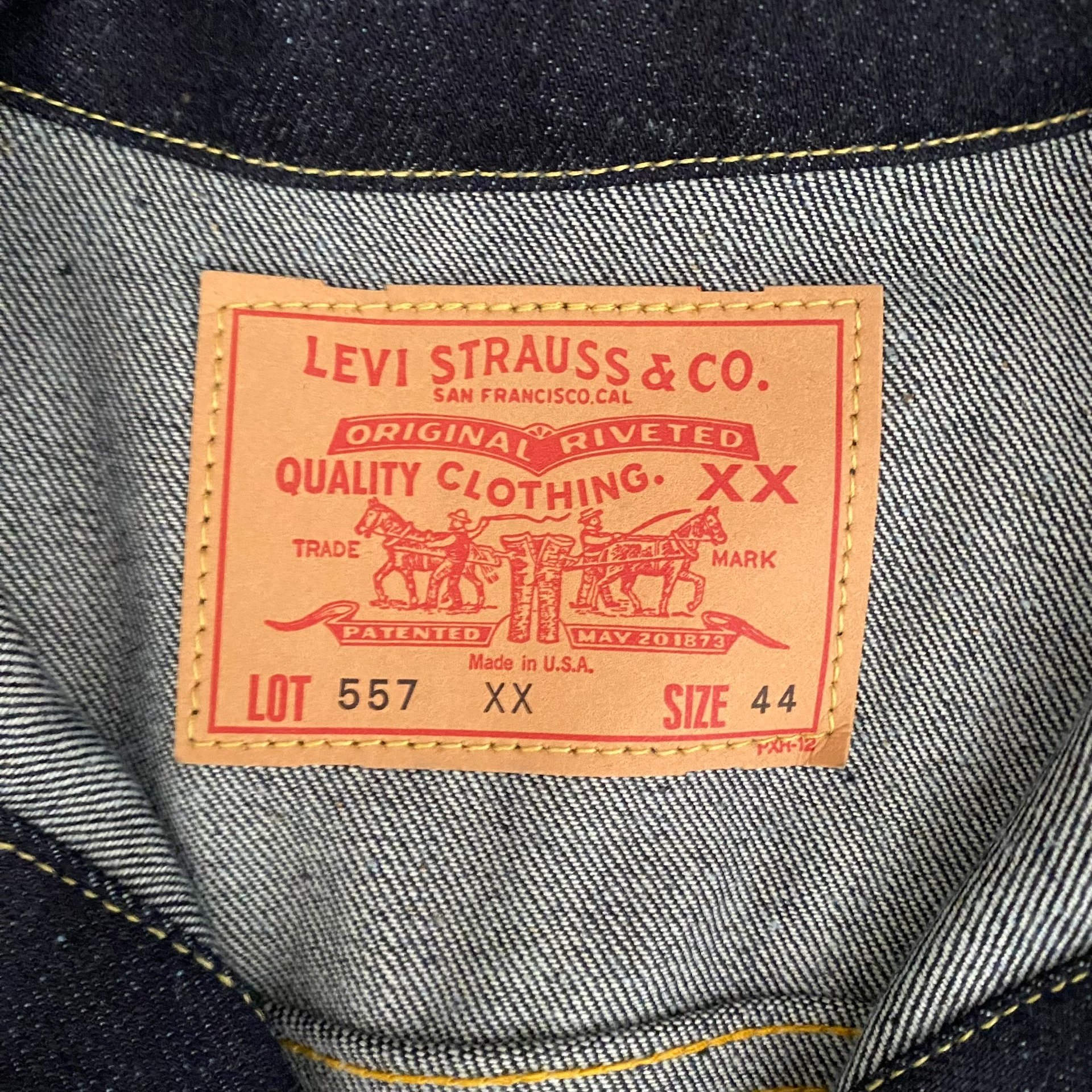 Levi's LVC557xx Type3 Denim Jacket — back