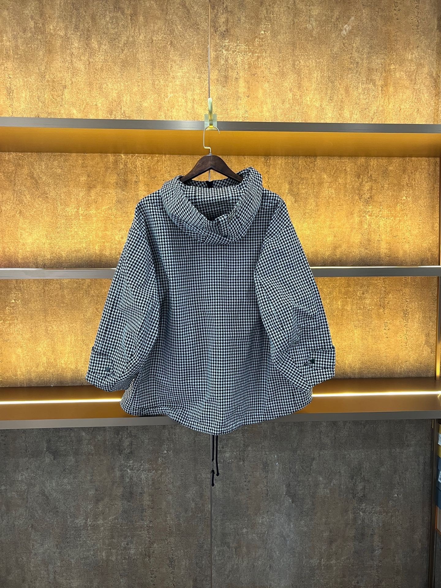 Dior Houndstooth Windbreaker — front