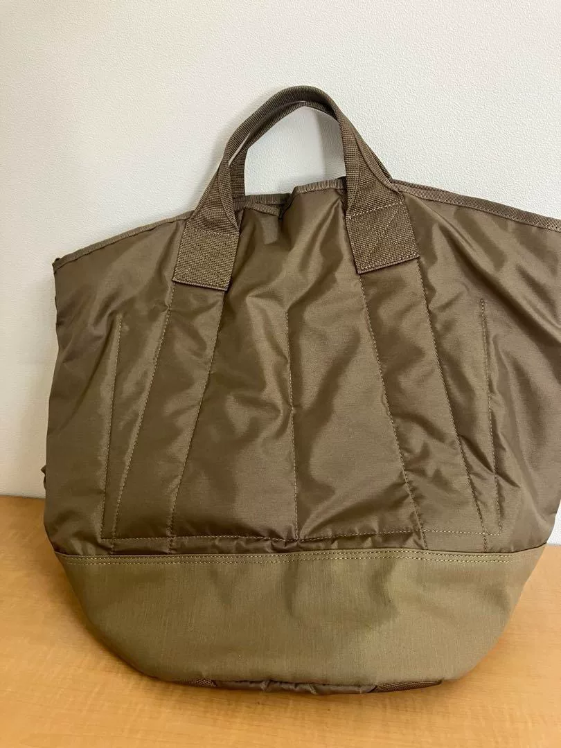 PORTER ALL 2WAY Khaki Utility Bag — detail