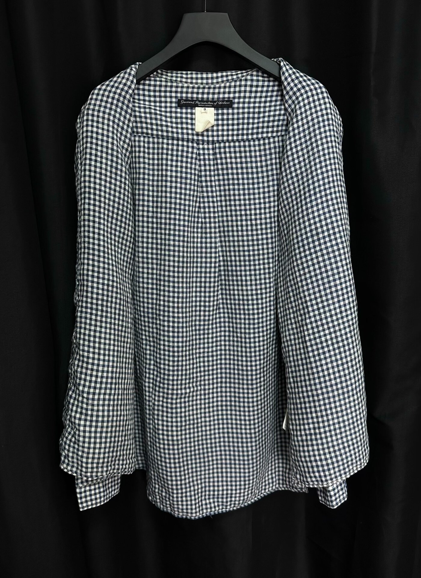Worker's Reproduction Cotton Linen Shirt — front
