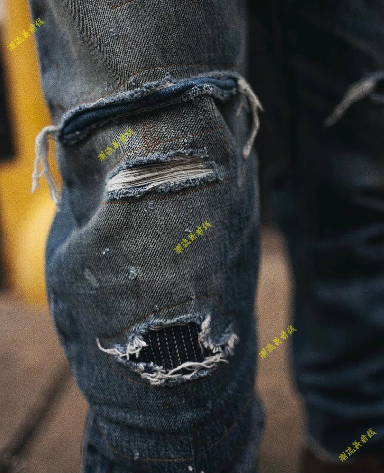 visvim 19ss Journeyman Peerless Limited Jeans — label