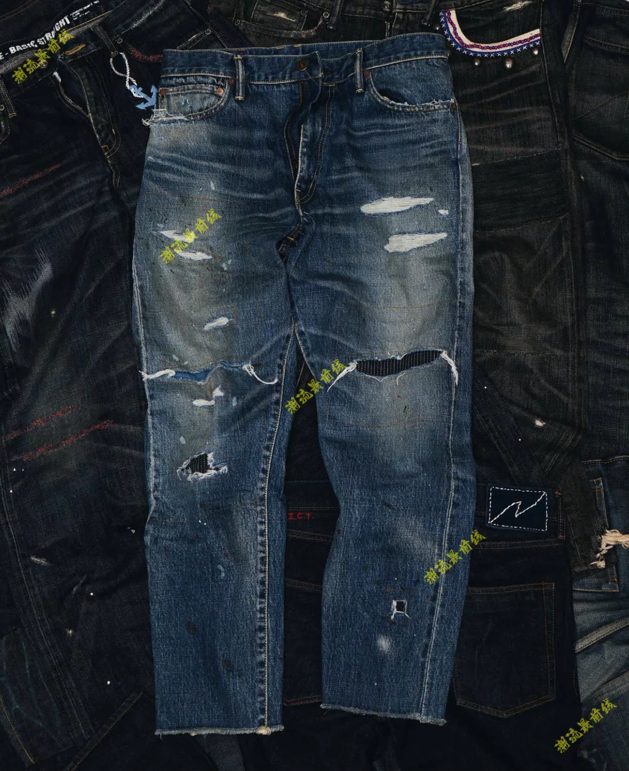 visvim 19ss Journeyman Peerless Limited Jeans — back