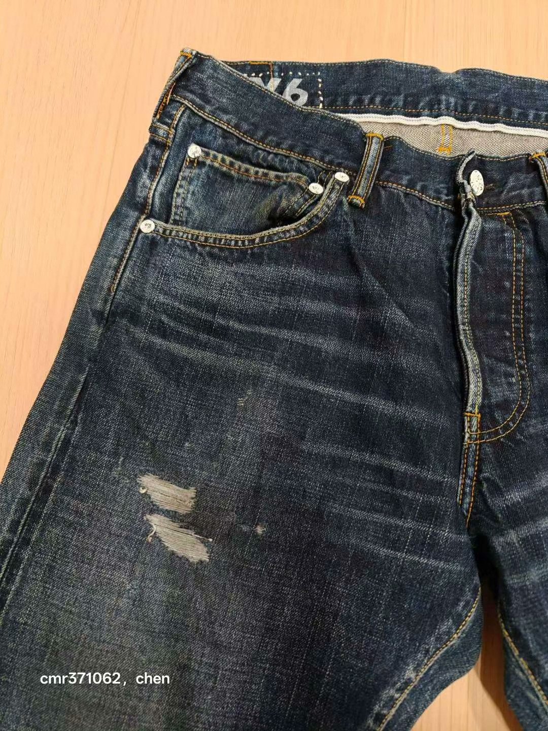VISVIM 19AW SOCIAL SCULPTURE DRY DENIM-6 — front