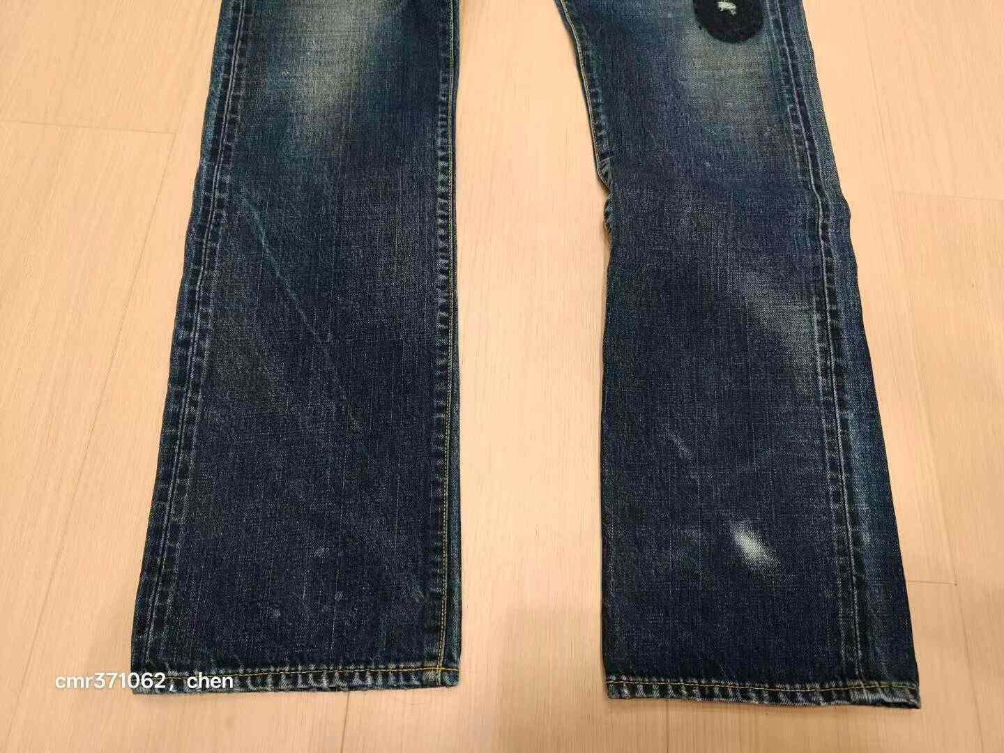 VISVIM 19AW SOCIAL SCULPTURE DRY DENIM-6 — back