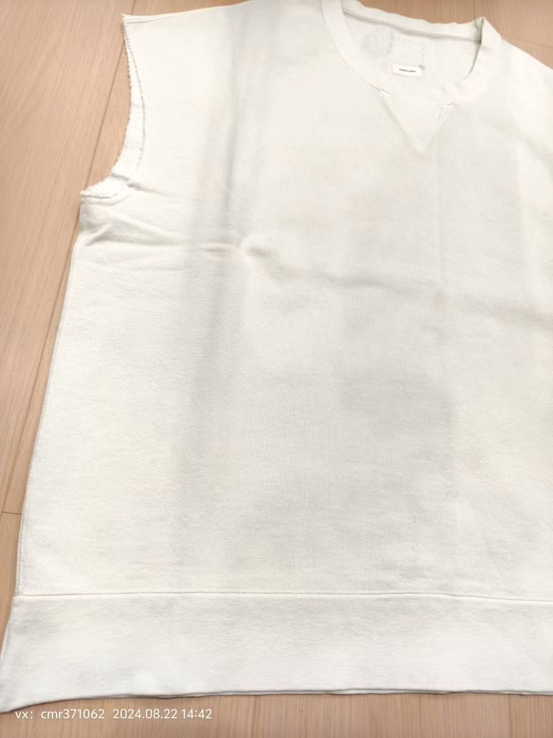 VISVIM 24SS MONDO SWEAT DMGD (U.D.) — front