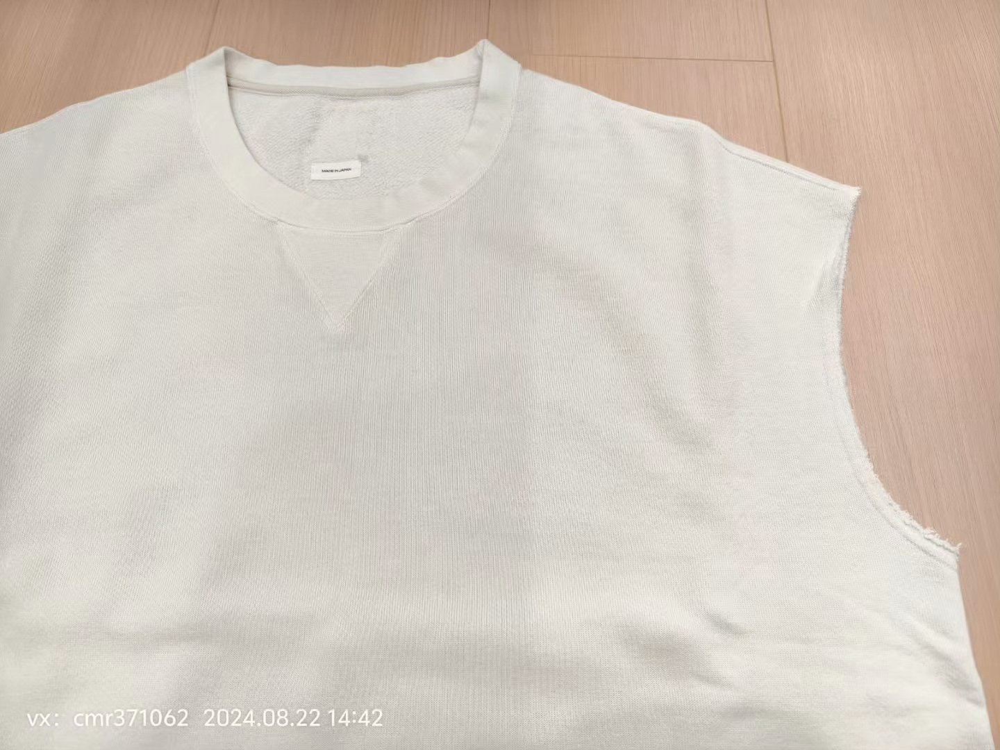 VISVIM 24SS MONDO SWEAT DMGD (U.D.) — label