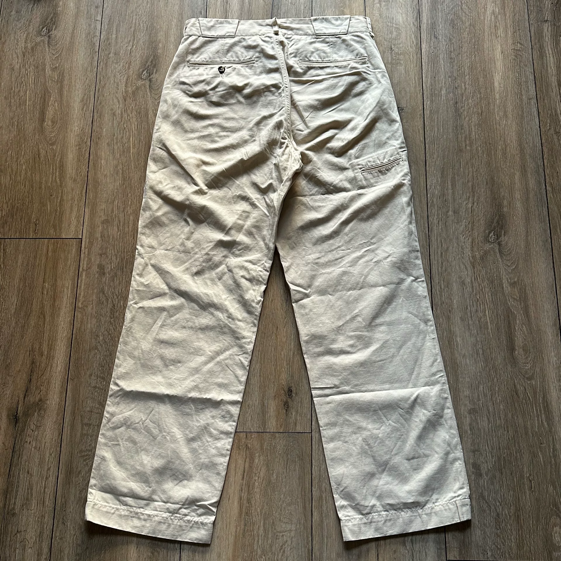 OLD JOE Cotton Linen Pants — front