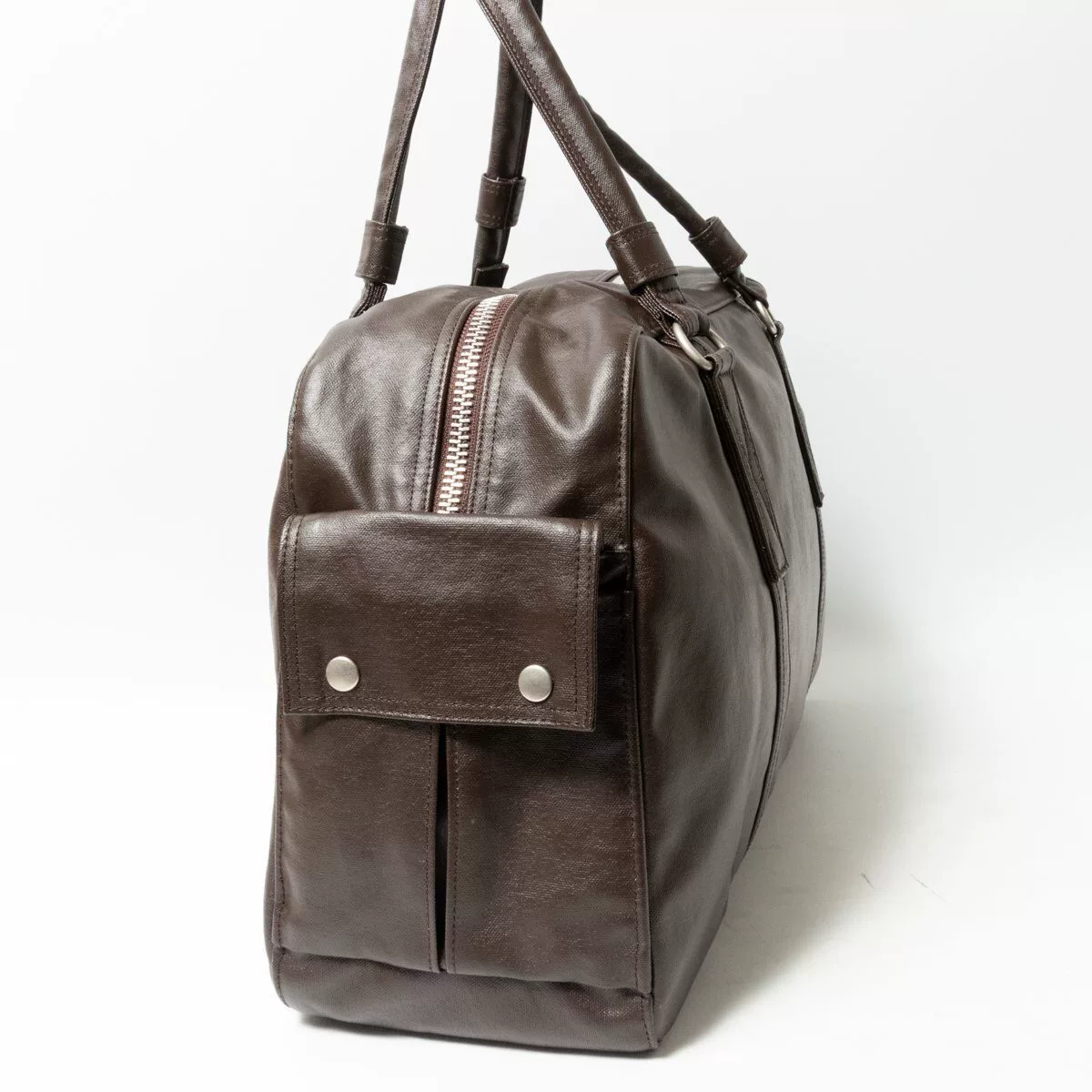 Porter Boston Brown Travel Handbag — detail