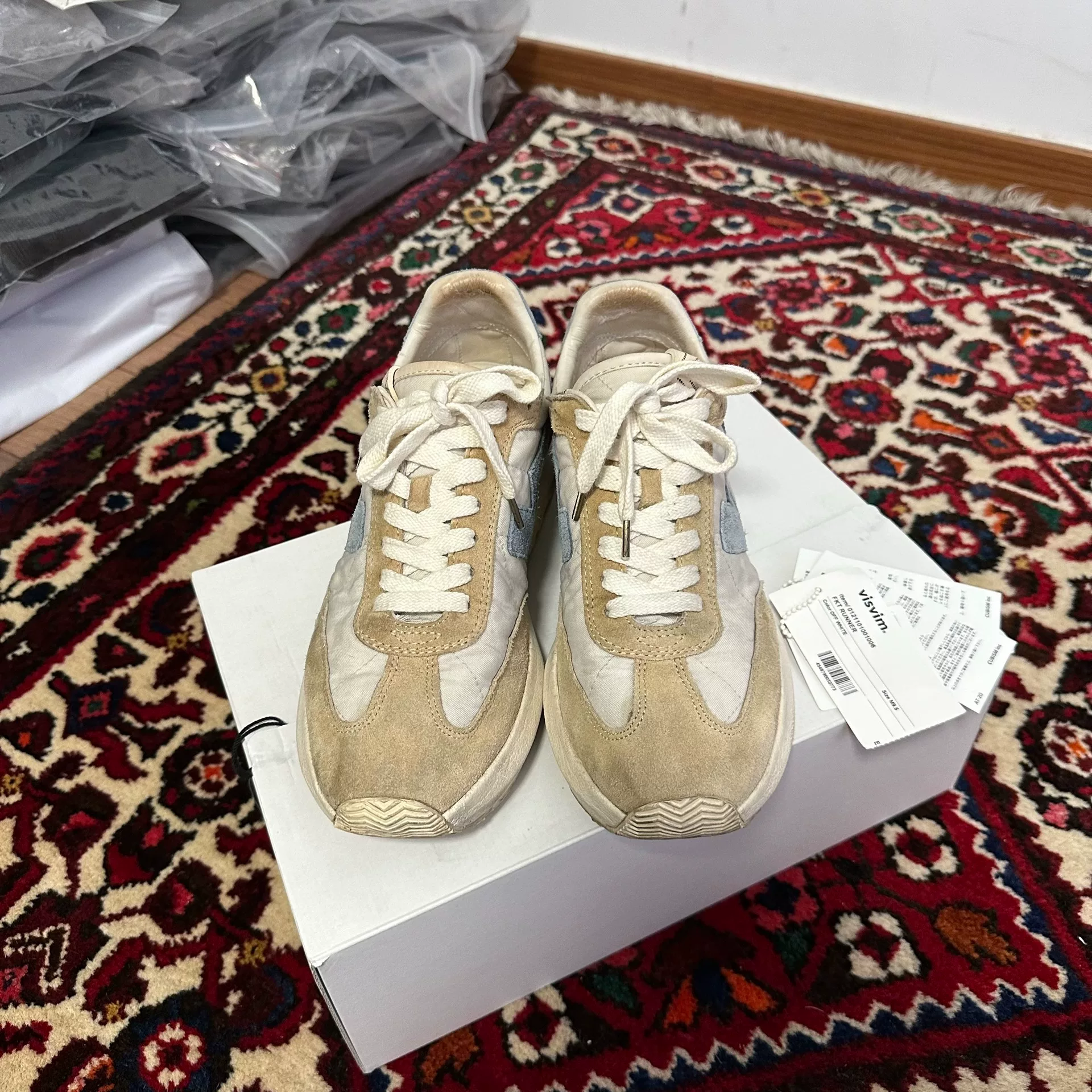 visvim 21ss FKT Runner Sneakers — front