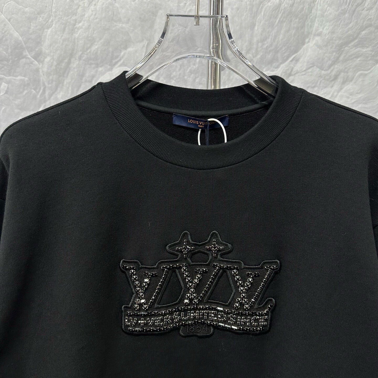 Louis Vuitton Obsidian Claw Drill Crewneck Sweatshirt — front