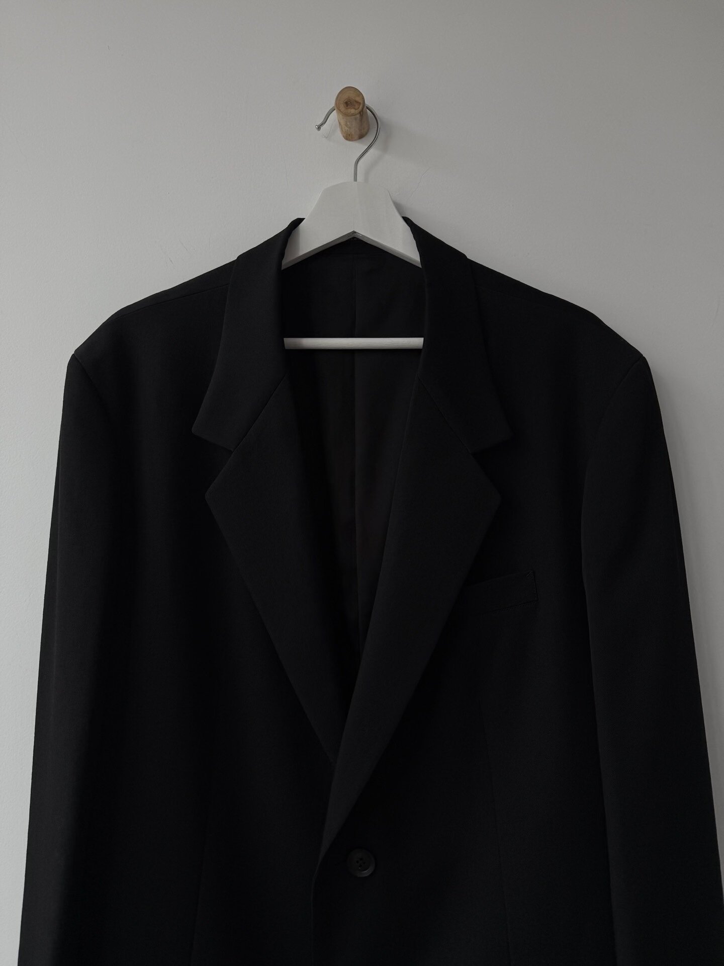 Yohji Yamamoto 22AW Wool Suit Jacket — front