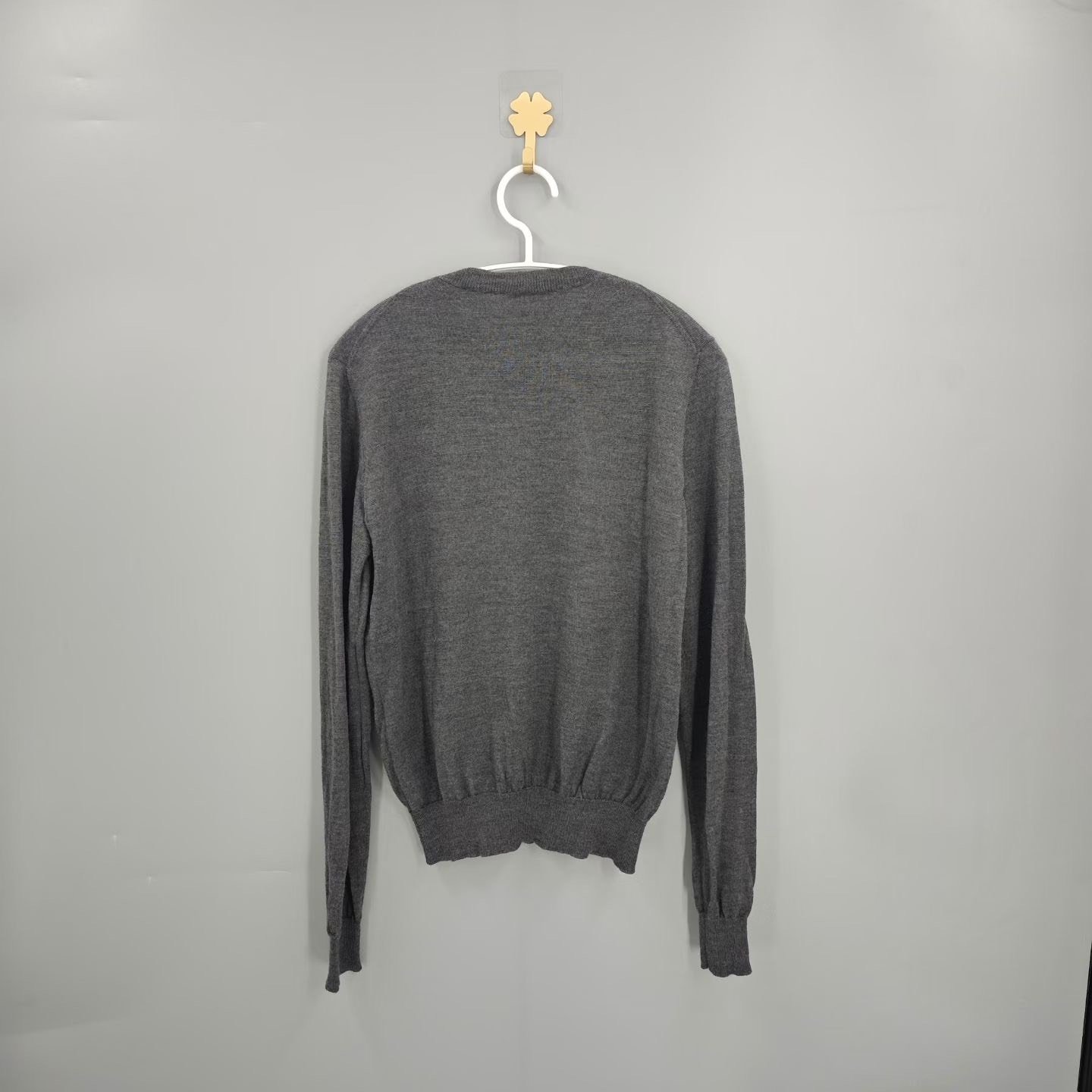 Dior Scale Embroidered Heavy Sweater — front