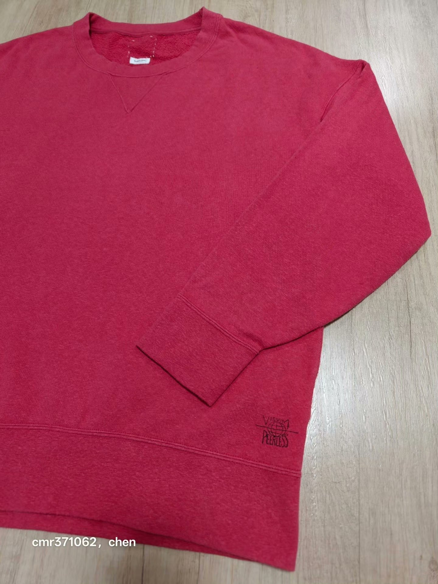 VISVIM 20AW JUMBO SWEAT L/S STAMP — detail