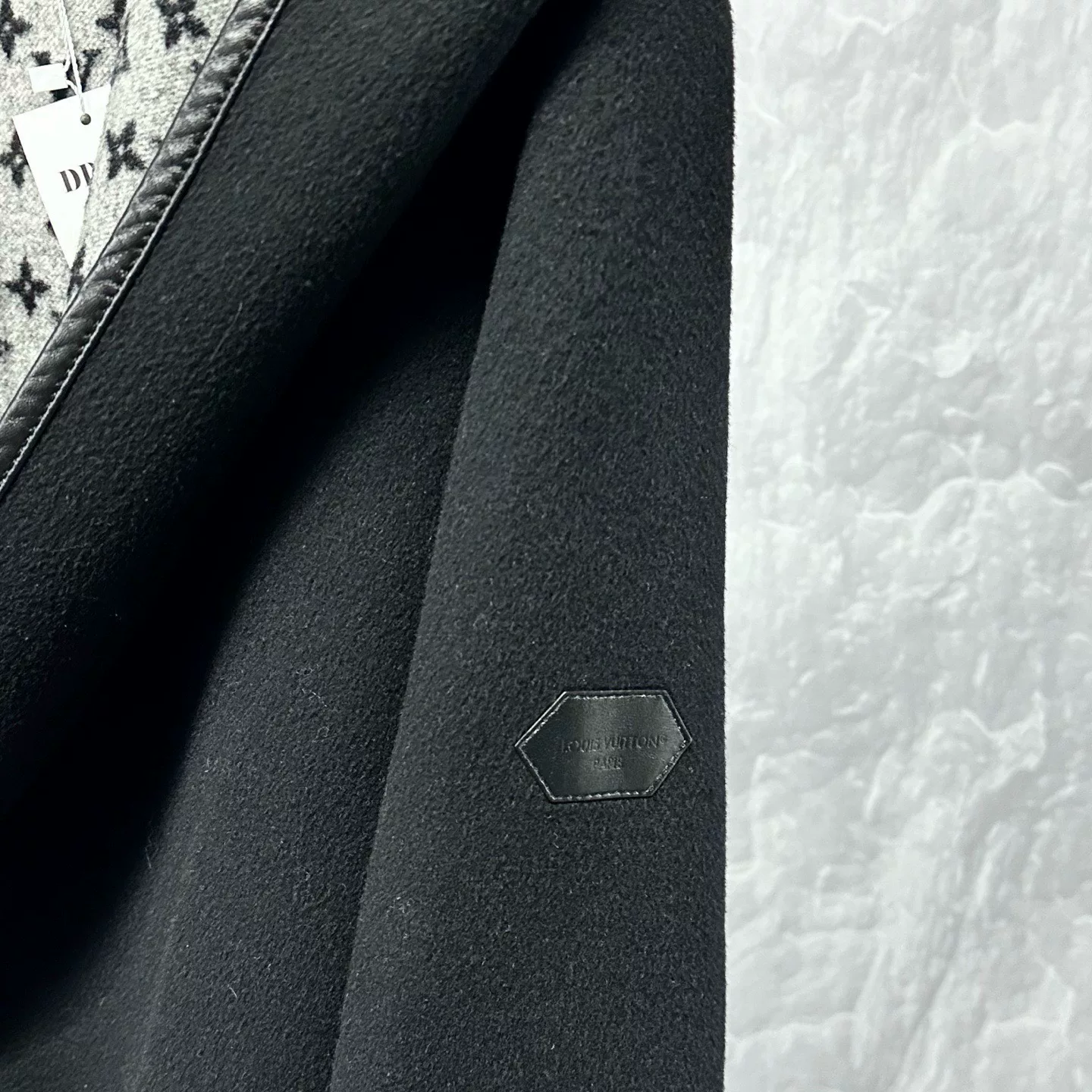 Louis Vuitton Cashmere Wrap Hooded Coat — back