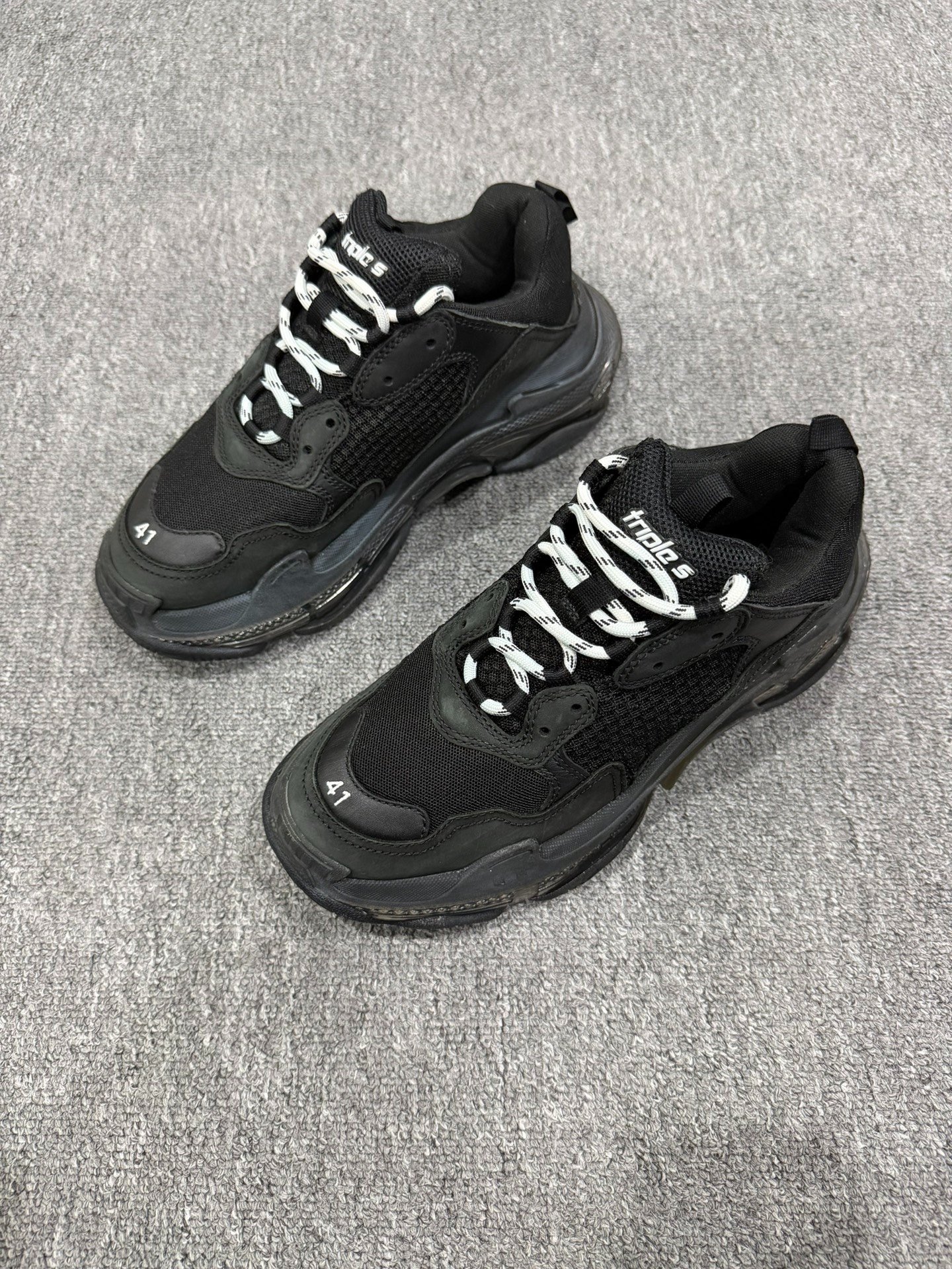 Balenciaga Black Dad Shoes Size 41