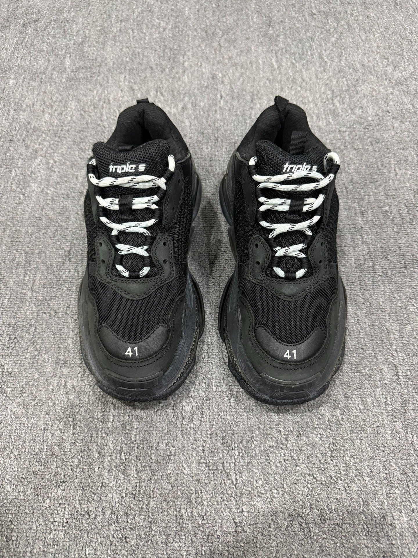 Balenciaga Black Dad Shoes Size 41 — front
