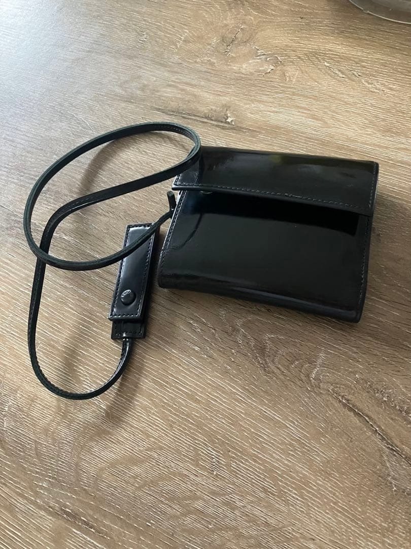 Porter x Beams Glass Leather Tri-Fold Wallet