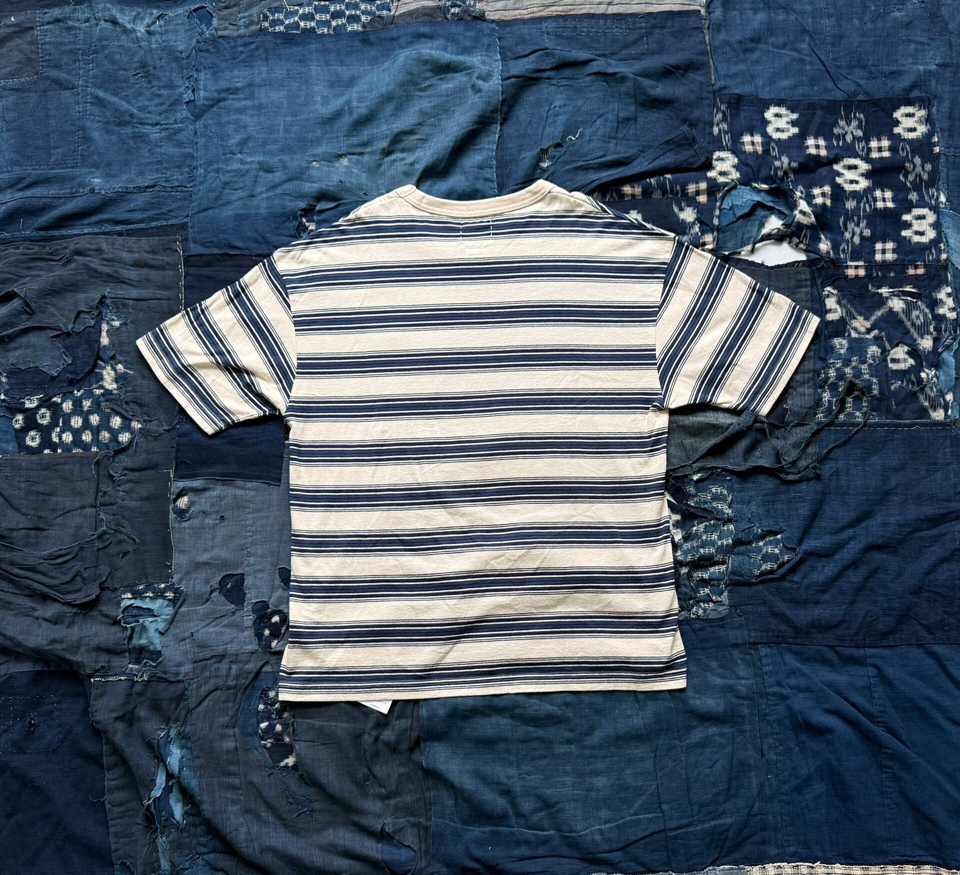 VISVIM 22SS BORDER JUMBO TEE — front