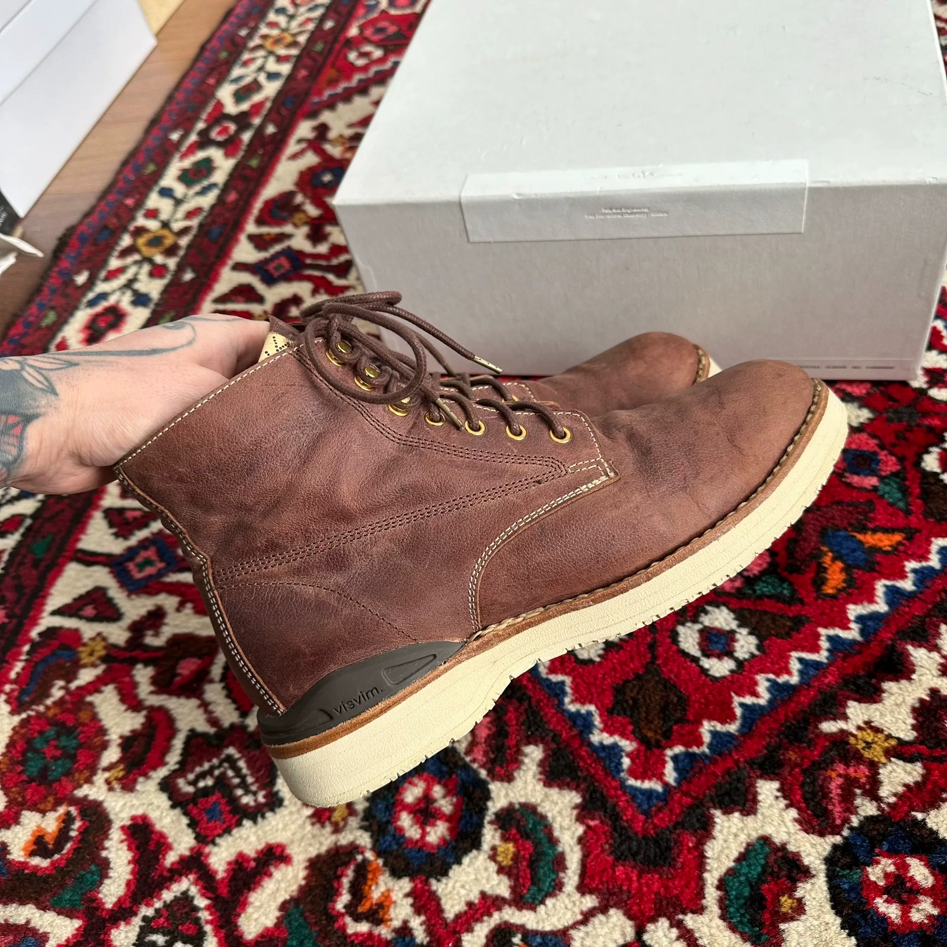 visvim 22AW Virgil Folk Boots — detail